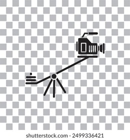 camera crane icon , production icon