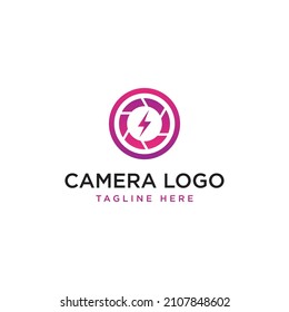 Camera Creative Concept Logo Design Template