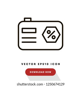 Camera cyber monday vector icon