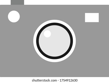 Camera design logo vector stock
