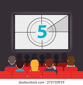 Camera design over black background, vector illustration.
