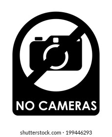 Camera design over white background, vector illustration