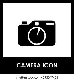 Camera design over white background, vector illustration