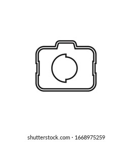 Camera Design Vector Cage Illustration