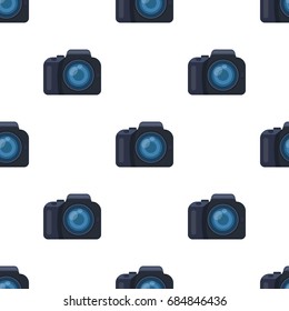 Camera detective. Camera, for shooting the scene, and to commit murder.Detective single icon in cartoon style vector symbol stock illustration.