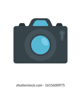 Camera device design, Gadget technology photography equipment digital photo focus and electronic theme Vector illustration