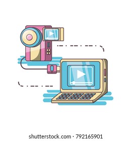 camera device dowloading picture design