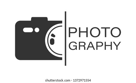 Camera device sign icon in flat style. Photography vector illustration on white isolated background. Cam equipment business concept.
