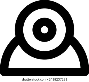 Camera devices icon with black outline style. camera, photography, photo, lens, digital, isolated, equipment. Vector Illustration