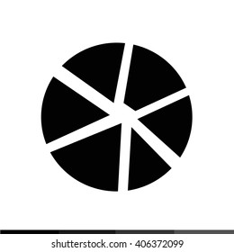 Camera Diaphragm Icon Illustration design