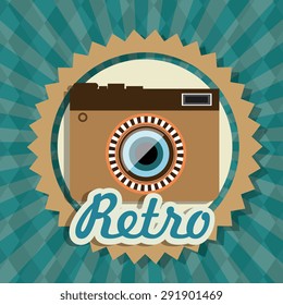 Camera digital design, vector illustration eps 10.