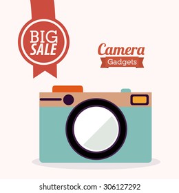 Camera digital design, vector illustration eps 10
