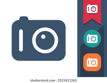 Camera, Digital Camera, Photo, Photography Icon. Professional, pixel perfect icon. EPS 10 format.