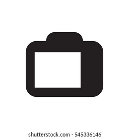 camera display icon illustration isolated vector sign symbol