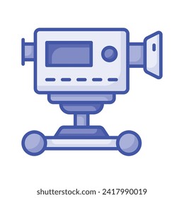 Camera dolly vector design isolated on white background