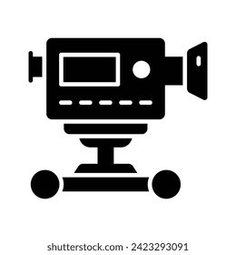 Camera dolly vector design isolated on white background