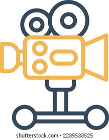 camera dolly Vector Icon which is suitable for commercial work and easily modify or edit it
