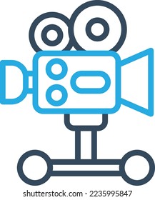 camera dolly Vector Icon which is suitable for commercial work and easily modify or edit it