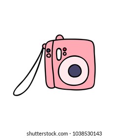 camera doodle icon