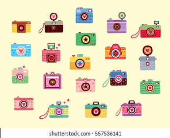 camera drawing vector