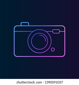 camera drawn nolan icon. Simple thin line, outline vector of Camp icons for UI and UX, website or mobile application