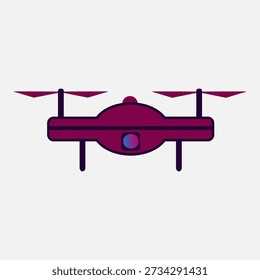 Kamera Drohne Lufttechnik Symbol