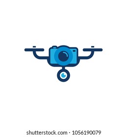 Camera Drone Logo Icon Design