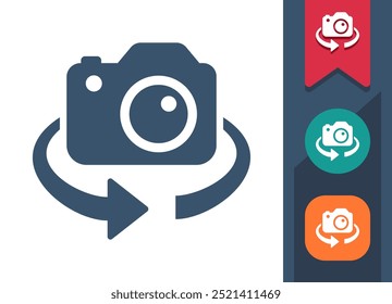 Camera, DSLR, Photo, Photography Icon-01. Professional, pixel perfect icon. EPS 10 format.