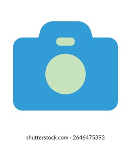 camera duo tone icon editable vektor