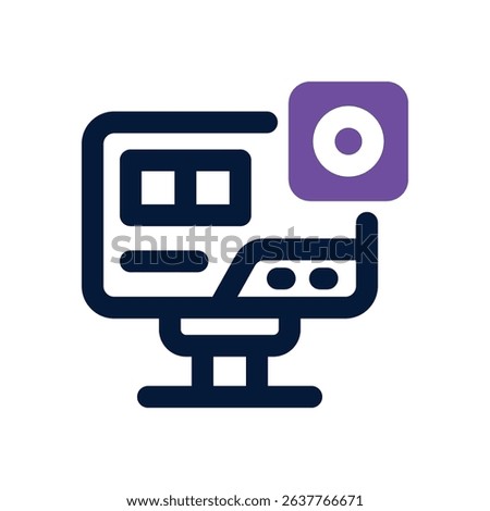 camera duotone icon. Sleek and modern vector icon for websites, mobile apps, marketing materials, and corporate design. Fully scalable and ready to use.