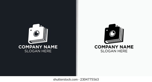 camera education logo template, photography study logo inspiration