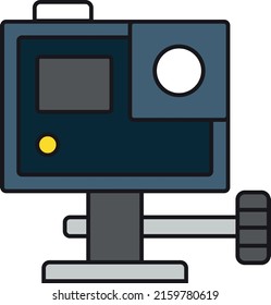 camera equipment icon for photography actioncam