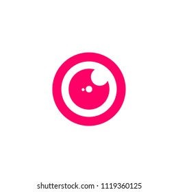 Camera Eye Logo Design Template