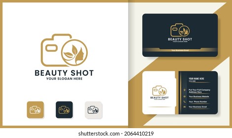 camera face woman logo design, inspiration design for photographer and beauty shooting