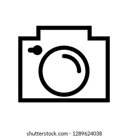 camera favorites icon vector