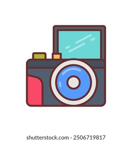 Camera Filled Icons , Vector illustration