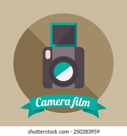 camera film design, vector illustration eps10 graphic 