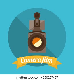 camera film design, vector illustration eps10 graphic 