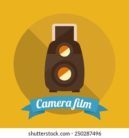 camera film design, vector illustration eps10 graphic 