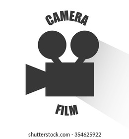 camera film design, vector illustration eps10 graphic 