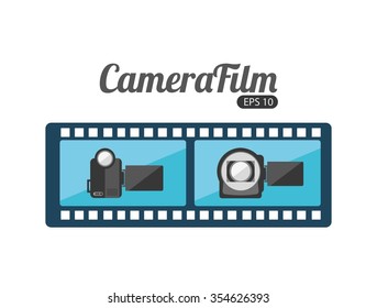 camera film design, vector illustration eps10 graphic 