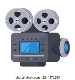 icono de tecnología de dispositivo de película de cámara