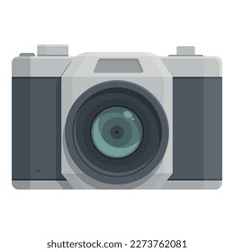 Camera film icon cartoon vector. Digital photo. Focus image