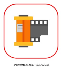 Camera film roll icon