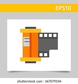 Camera film roll icon