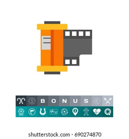 Camera film roll icon