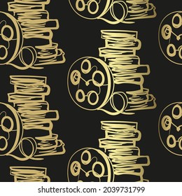 camera film sketch vector illustration isolated design element isolated