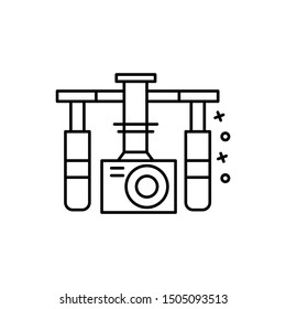 Camera, filming, gimbal icon. Element of film Industry icon