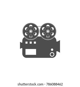 camera for filming icon. Cinema element icon. Premium quality graphic design. Signs, outline symbols collection icon for websites, web design, mobile app, info graphics on white background
