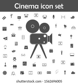 Camera for filming icon. Cinema icons universal set for web and mobile